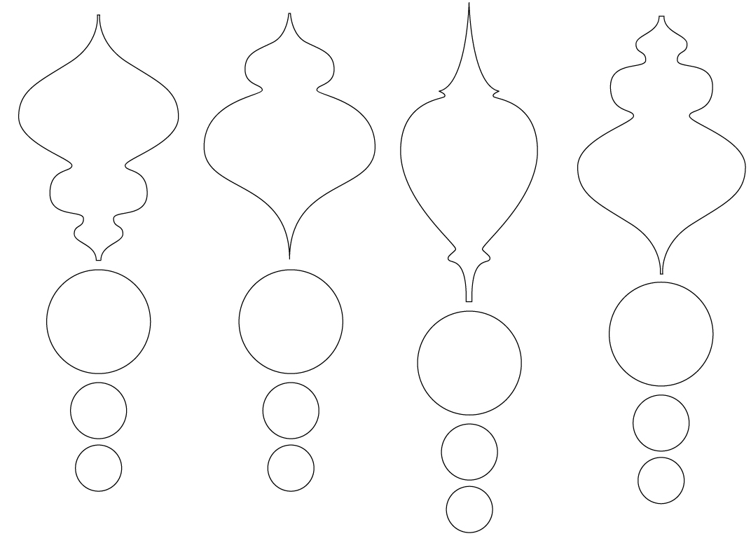 型紙PDF クリスマスツリーのカード＆手作り封筒ななのポップアップカード