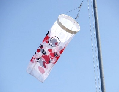 吹き流し付きこいのぼり 透過png：イラスト無料