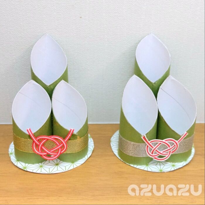 ミニ角松〜どこにでも飾れる本格的な正月製作遊び〜保育と遊びのプラットフォーム ほいくる