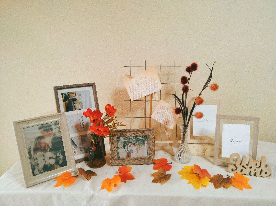 ウェルカムスペース 秋」のアイデア 8 件ウェディング ウェルカムスペース, ウェディング ウェルカム, 結婚式 ウェルカムスペース シンプル