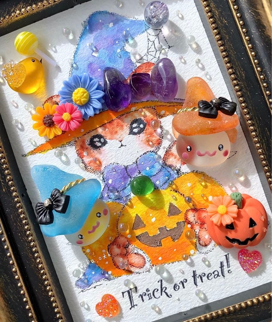 紙粘土 ハロウィン 工作TikTok