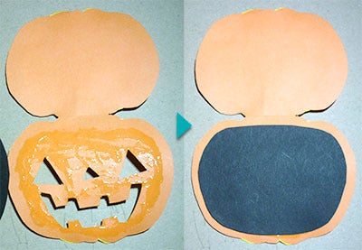 ハロウィン ポップアップカードの手作りキット