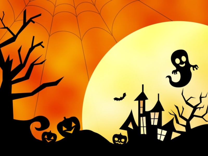 ハロウィンのカラフルなお化けカボチャのイラストセット イラスト素材7349638- フォトライブラリ