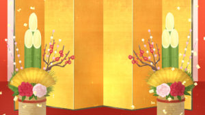 正月 和風 背景イラスト
