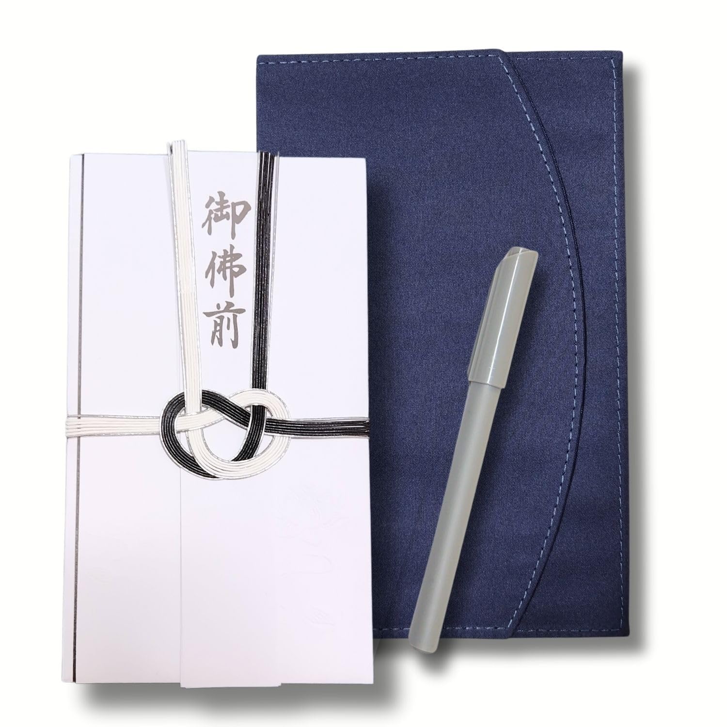 金封 大阪折 黒白七本 御香奠 薄墨 60枚品番:27-733店舗装飾品のササガワ公式オンラインショップ賞状・慶弔・POP・ラッピング用品