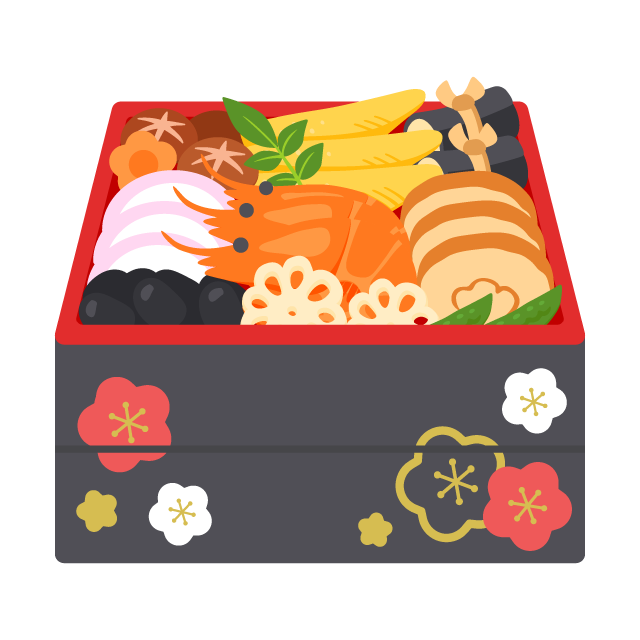おせちセット２：イラスト無料