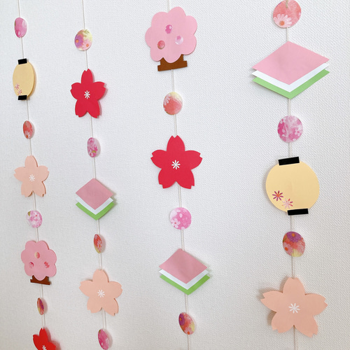 手作りタペストリー ひな祭りTikTok