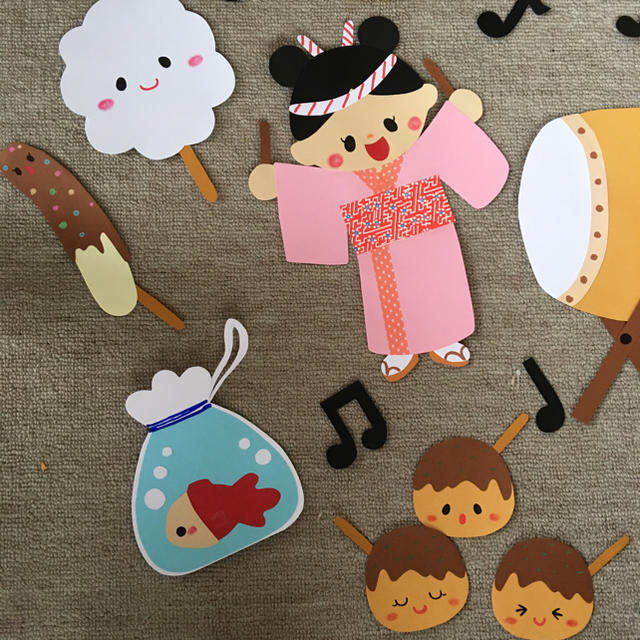 手作り おうち夏祭りのおしゃれなアレンジ・飾り方のインテリア実例RoomClip ルームクリップ