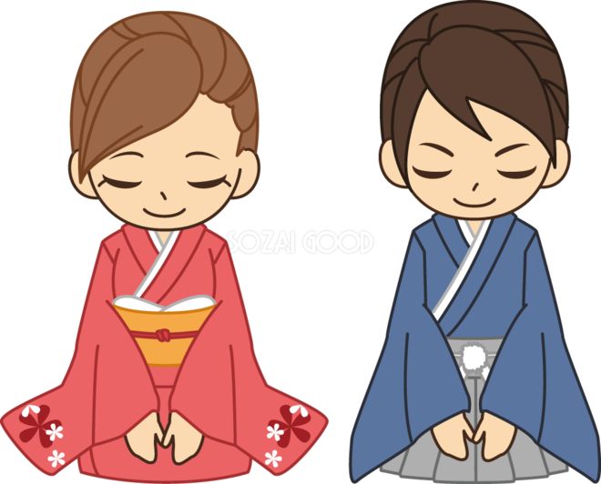 謹賀新年！抱負を見せる振袖姿の女性の無料の写真素材 - ID.12956フリー素材 ぱくたそ