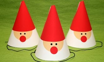 サンタ＆トナカイ パーティーハットの作り方 クリスマスパーティーの演出に