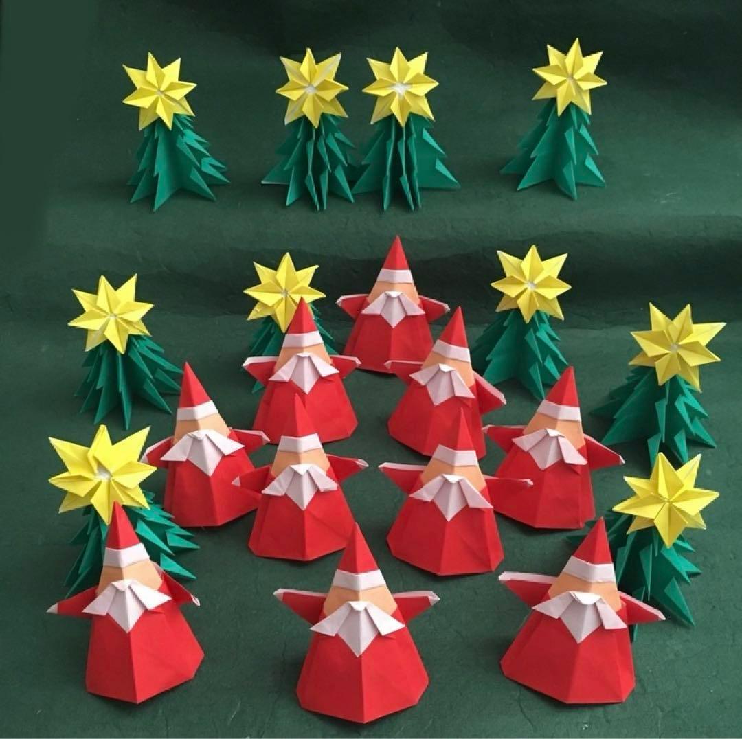 クリスマスのインテリアグッズ おりがみの立体ツリーが可愛い！子供と作れるオーナメントを紹介 - 手芸のスギサク