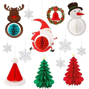 つるし飾りクリスマス10 11月12月ガーランドハンドメイド壁面飾り