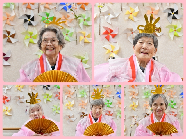 工作ネタ ひな人形・桃の花・桃・３色団子 Hina dolls ３月壁面飾り高齢者レク・OT・デイ・保育DIY簡単工作-YouTube