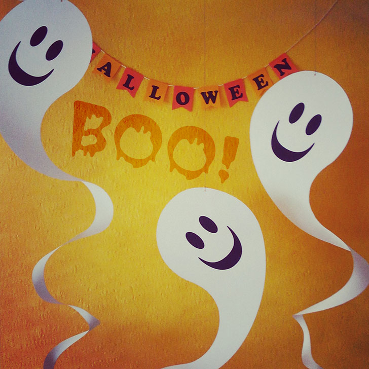 おばけ ハロウィン 吊るし飾り 壁面飾り 保育 高齢者 ペーパークラフト