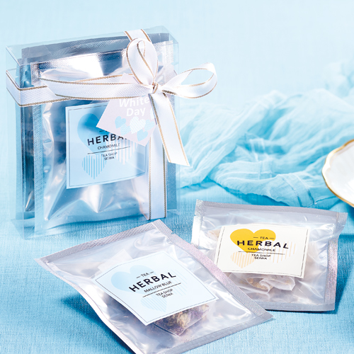 ギフト バッグ ホワイトデー プレゼント おすそ分け ハート 袋 チャック付き - メルカリ