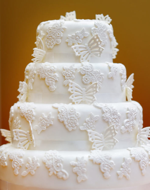 046 シンプル3段ケーキはやっぱり豪華