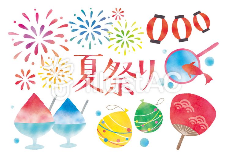 夏祭りの無料チラシテンプレート-パワポンbyアスクル