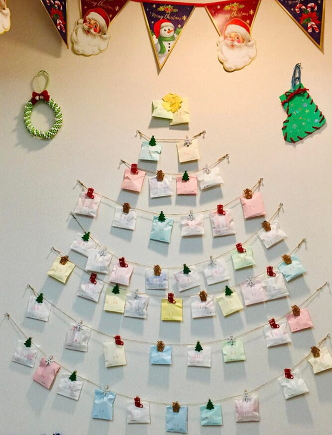 アドベントカレンダー あどべんとかれんだー 簡単！牛乳パックで作ろう 楽しい工作雪印メグミルク株式会社