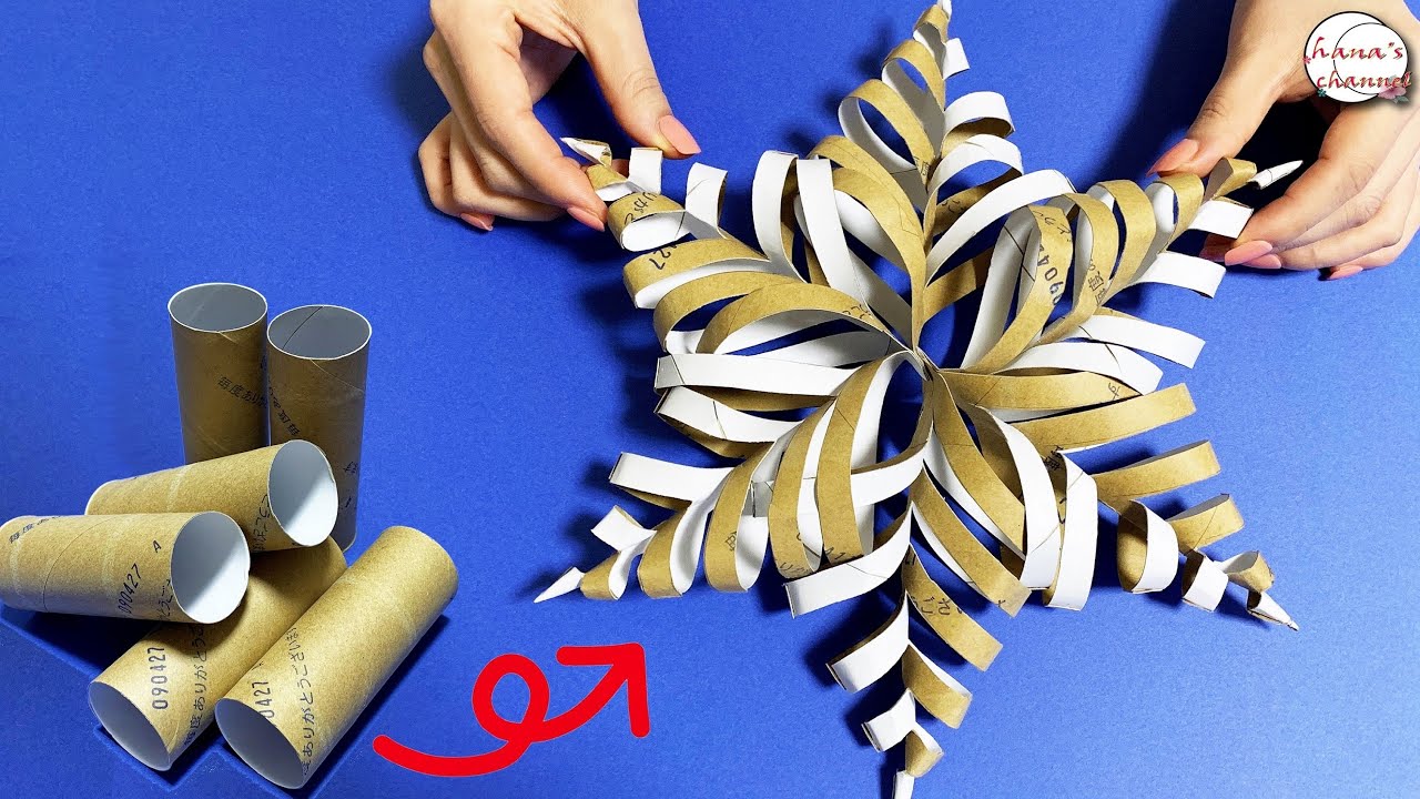 トイレットペーパーの芯で！クリスマスオーナメント♪ – だんだんと美しくなる人生