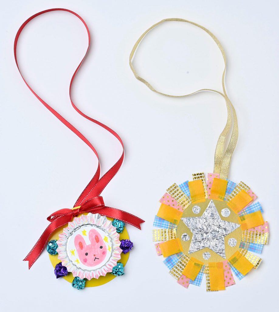 ちいかわ 風 メダル 折り紙メダル 卒園式 プレゼントA の通販 by ジェシー's shopラクマ