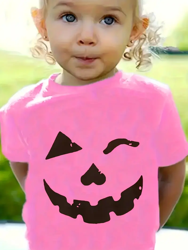 名前入り ハロウィン Tシャツ Halloween ジャックオランタン プレゼント プリント かわいい 名前 出産祝い ギフト キッズ 子供服おそろい おしゃれ ネーム スマイル オレンジ ジュニア プレゼント 親子 インスタ映え instagram オリジナル -Gift LabKurosawashishu