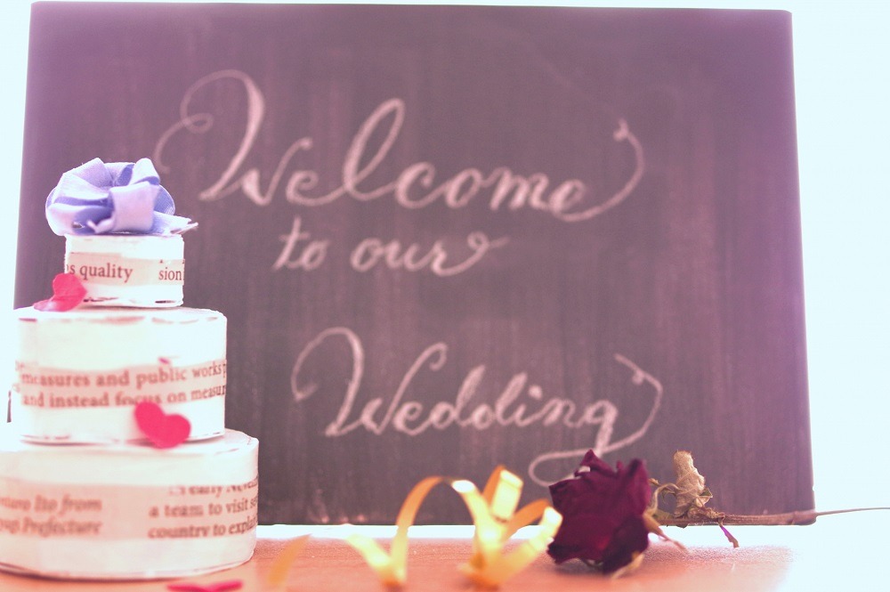 結婚式 ウェディングジェンガ 色当てクイズ☆