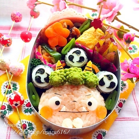 簡単キャラ弁☆節分に！赤オニくんのお弁当♪