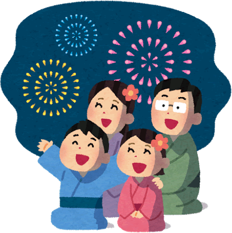 夏祭りのフレーム・枠