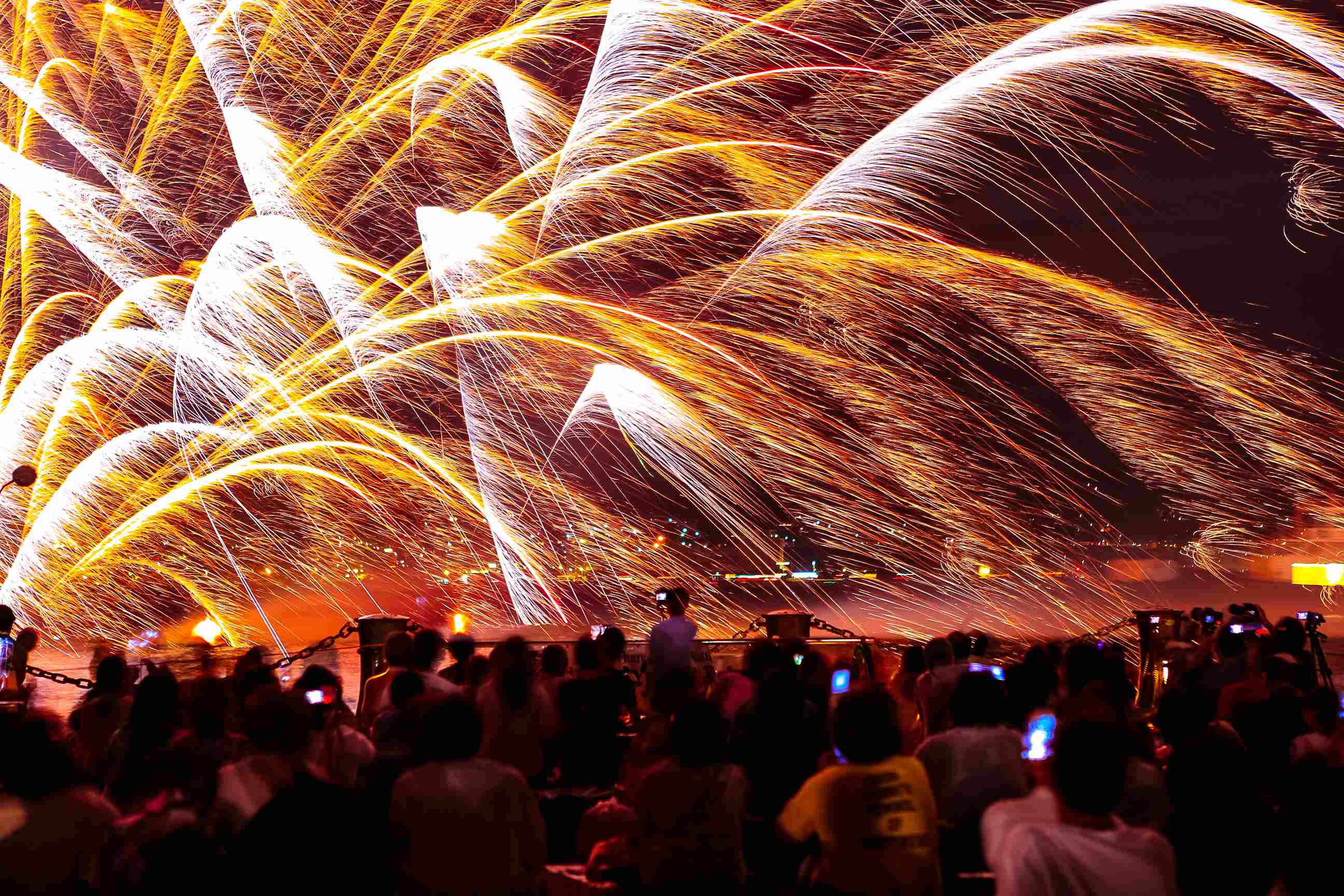 関門海峡 花火大会 2014常設展示室北九州市 時と風の博物館