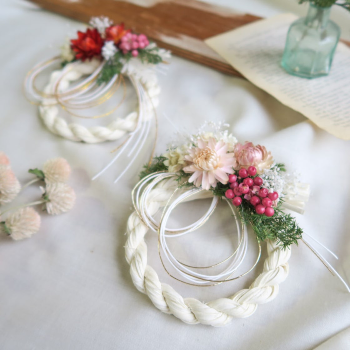 手作りしめ縄飾り♩ ナチュラルキッチンの手作り花材でトライLEE