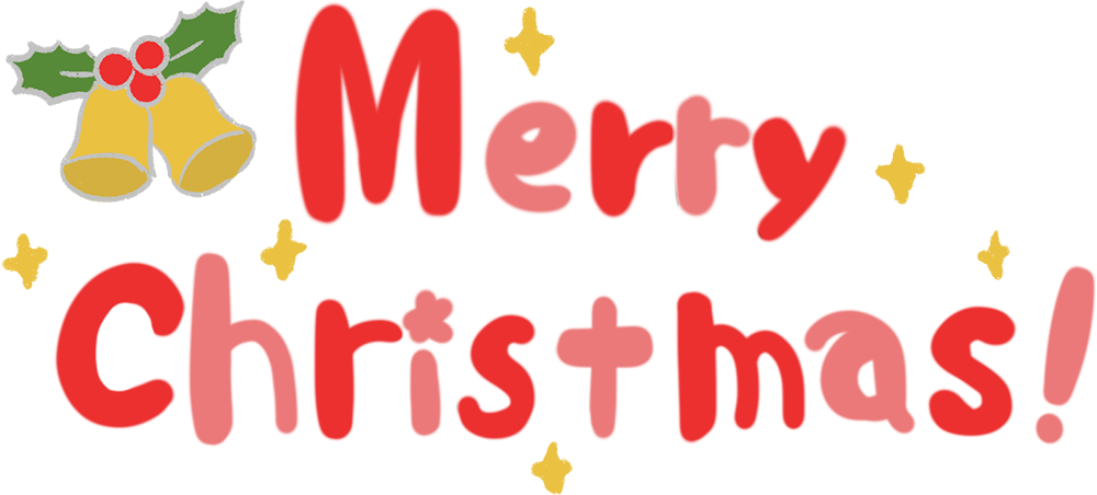 メリークリスマス文字イラスト 無料フリー素材Good