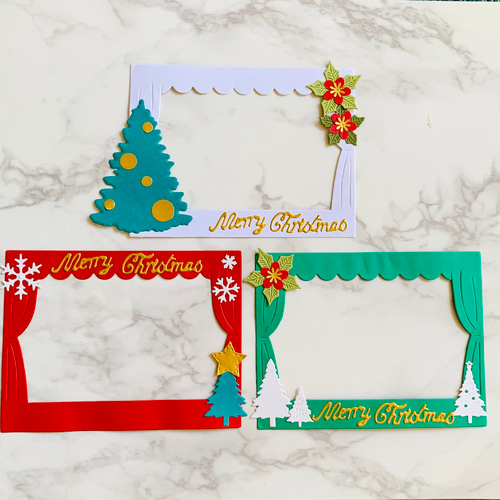 フォトフレームとボタンで作るミニクリスマスツリーイベントのアイデア暮らしニスタ