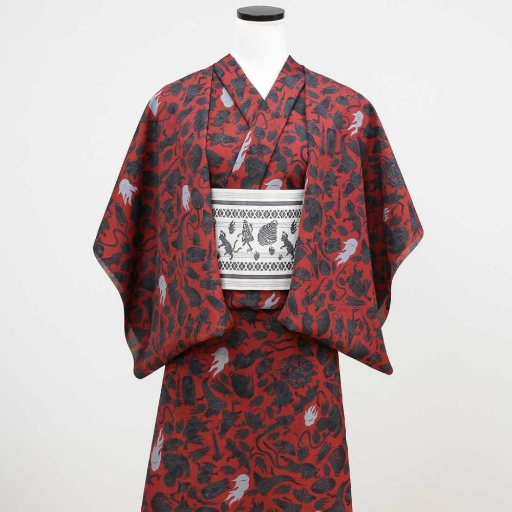 へこ帯 夏おび 浴衣向け しわ兵児帯 きもの館 創美苑