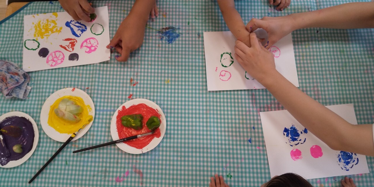 運動会の万国旗を作ろう🎵ちびっこハウス かすが