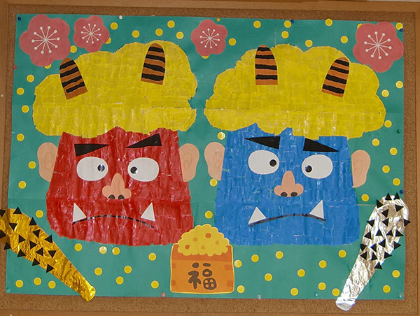 オーダー受付ページ✾節分の壁掛け✾ ポンポン季節飾り♪◇◇節分◇