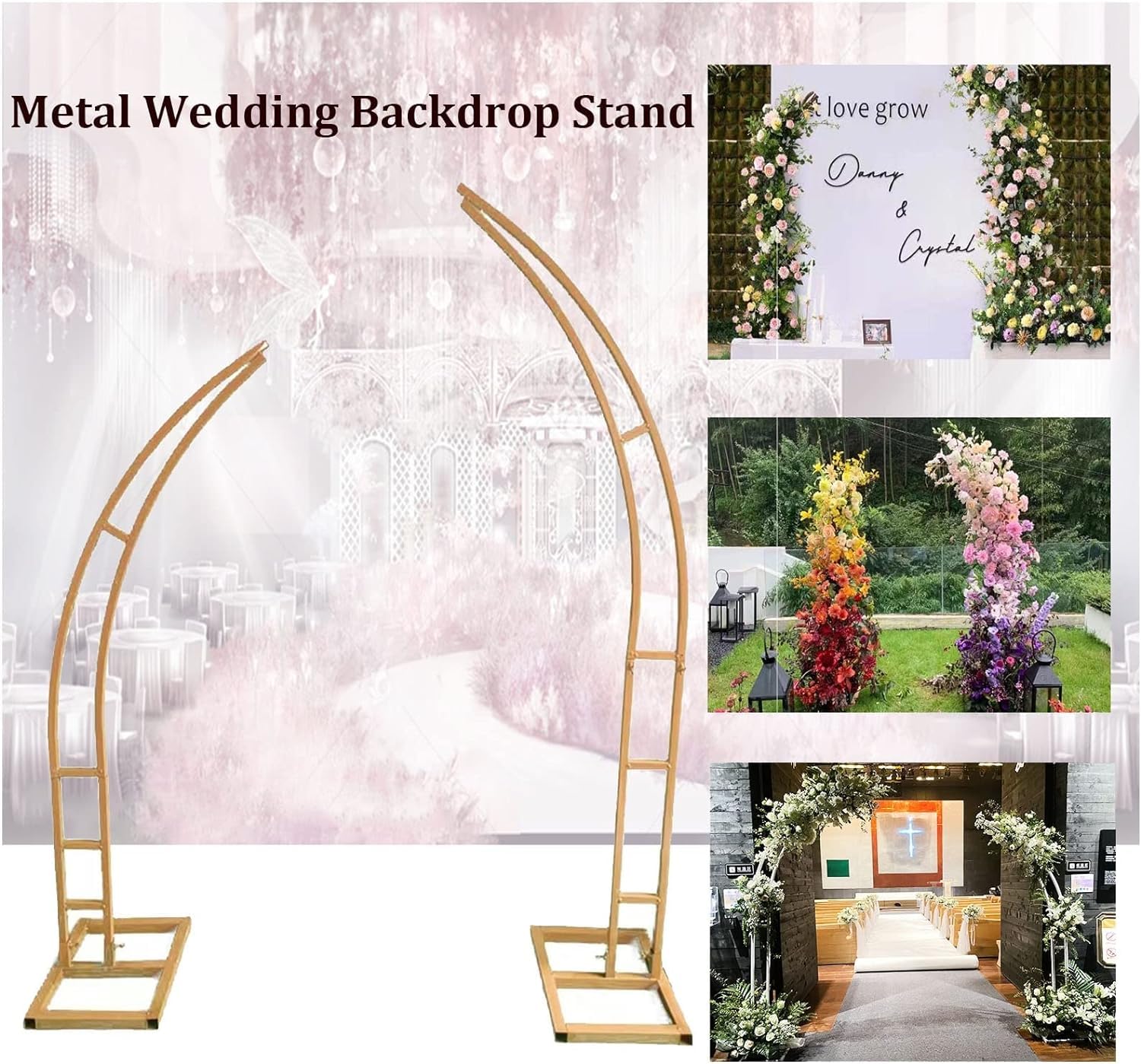 結婚式の憧れ！フラワーアーチの装飾アイディア集花嫁ノート