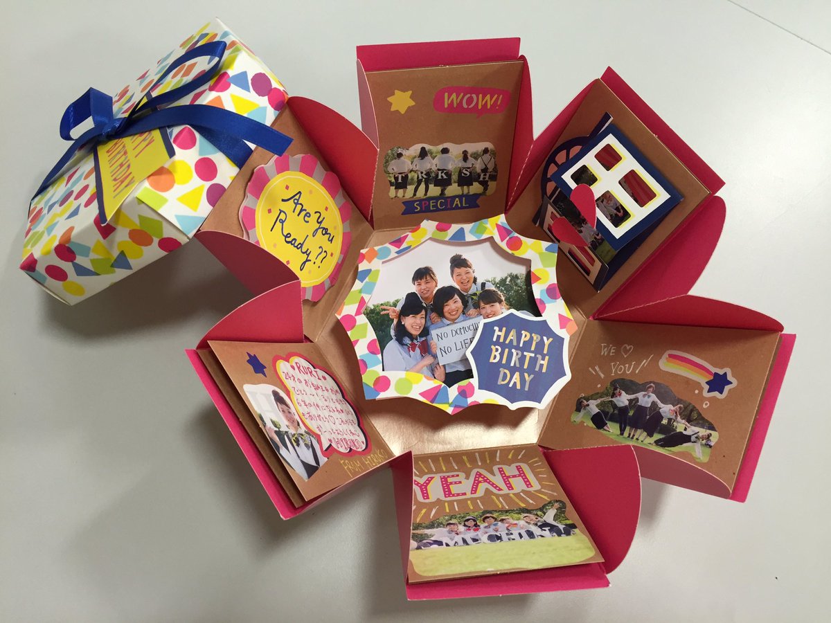 記念日に彼氏へのサプライズ！プレゼントボックス型アルバム 手作りアルバムアルバムキッチン