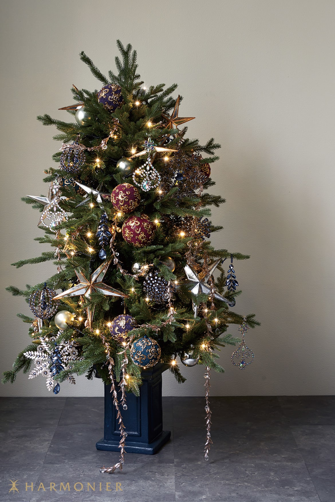 4段 クリスマスツリー 卓上 北欧 おしゃれ クリスマス 飾り 置物 ツリー オブジェ プレゼント ギフト クリスマスの森セット クリスマスツリー 星のトップ飾り845 Hashigoアンジェ インテリア雑貨