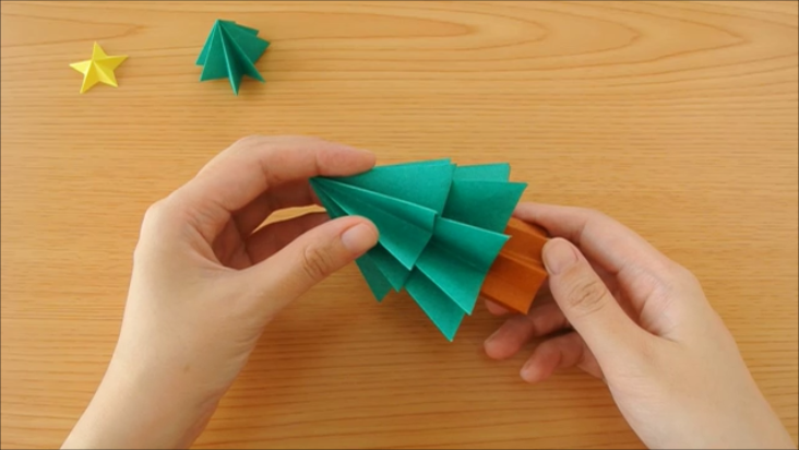 立体クリスマスツリーOrigamiAko