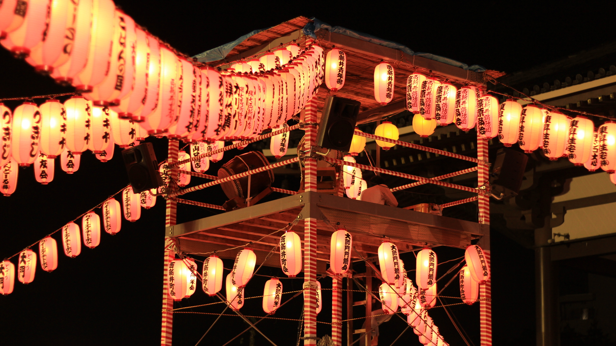 やぐら 櫓 の価格・設営夏祭り・盆踊り・お祭り用やぐらの簡単組み立て・設営ならパックス工業