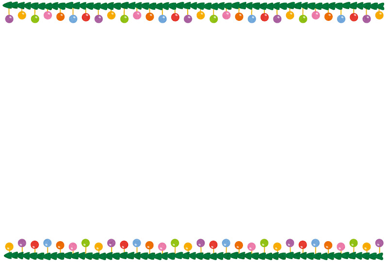 リースとツリーのクリスマスフレーム飾り枠イラスト無料イラスト かわいいフリー素材集 フレームぽけっと