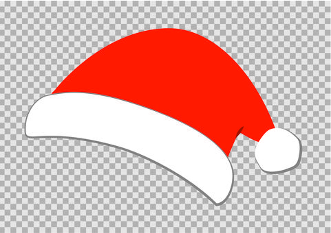 白い背景の帽子帽子休日キャライラストなし笑顔のクリスマス漫画サンタクロースキャラクターPremiumベクトル素材