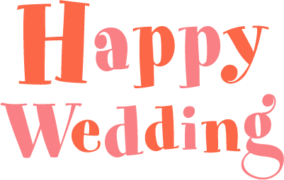 紫色の文字ハッピーウェディングイラスト画像とPSDフリー素材透過の無料ダウンロード - Pngtree