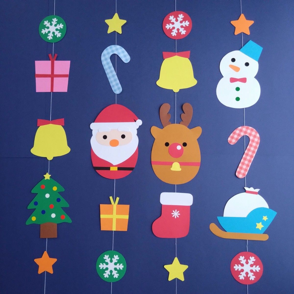 クリスマス 画用紙のおしゃれなアレンジ・飾り方のインテリア実例RoomClip ルームクリップ