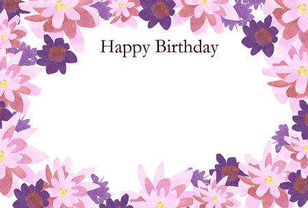 お誕生日気分を盛り上げるおしゃれな無料お誕生日カード素材