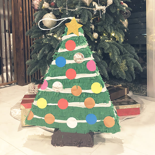 Amazon.co.jp: LABRIMP クリスマスツリーピニャータ 飾り付け用パーティーアイテム お菓 : おもちゃ