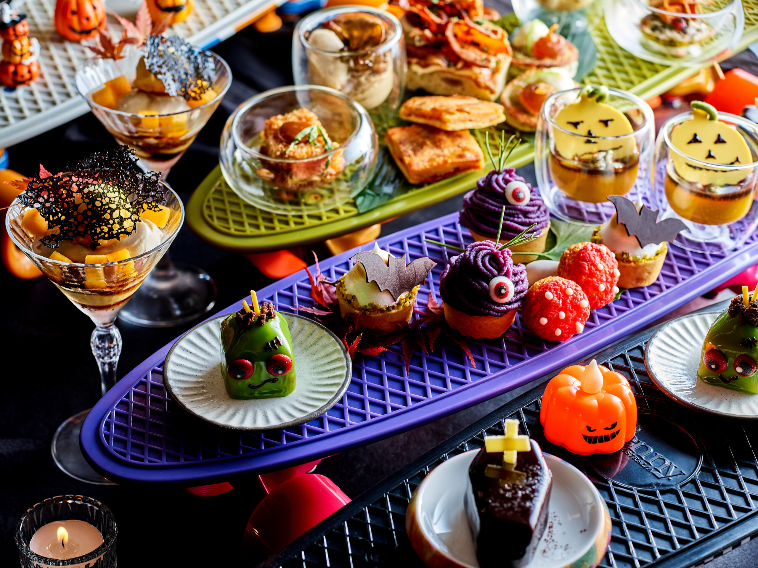 銀座で大人のハロウィン スイーツからセイボリーまで全種類グルテンフリーのシックなモノトーンアフタヌーンティーが登場「GINZA グルテンフリー ハロウィンアフタヌーンティー」10月1日～31日ハイアット セントリック 銀座 東京のプレスリリース