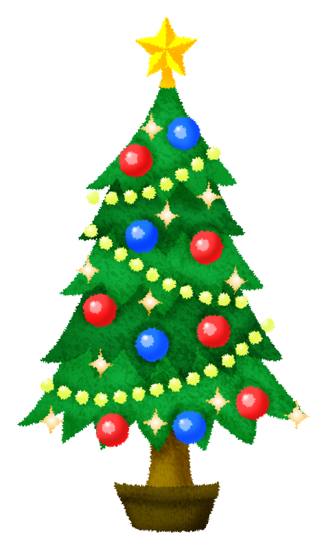 メリークリスマス：イラスト無料
