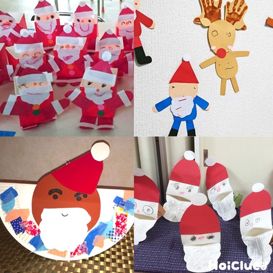 おすすめ サンタ製作キット4セット＆トナカイ製作キット 4セット 保育園 幼稚園 製作 クリスマス - MIMI'S GALLERYminnebyGMOペパボ 国内最大級のハンドメイド・手作り通販サイト