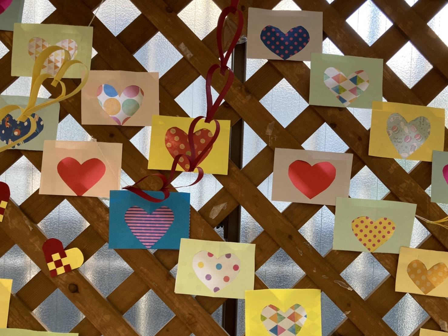 バレンタイン製作の続きをしたよ！ - 瀬戸桜保育園